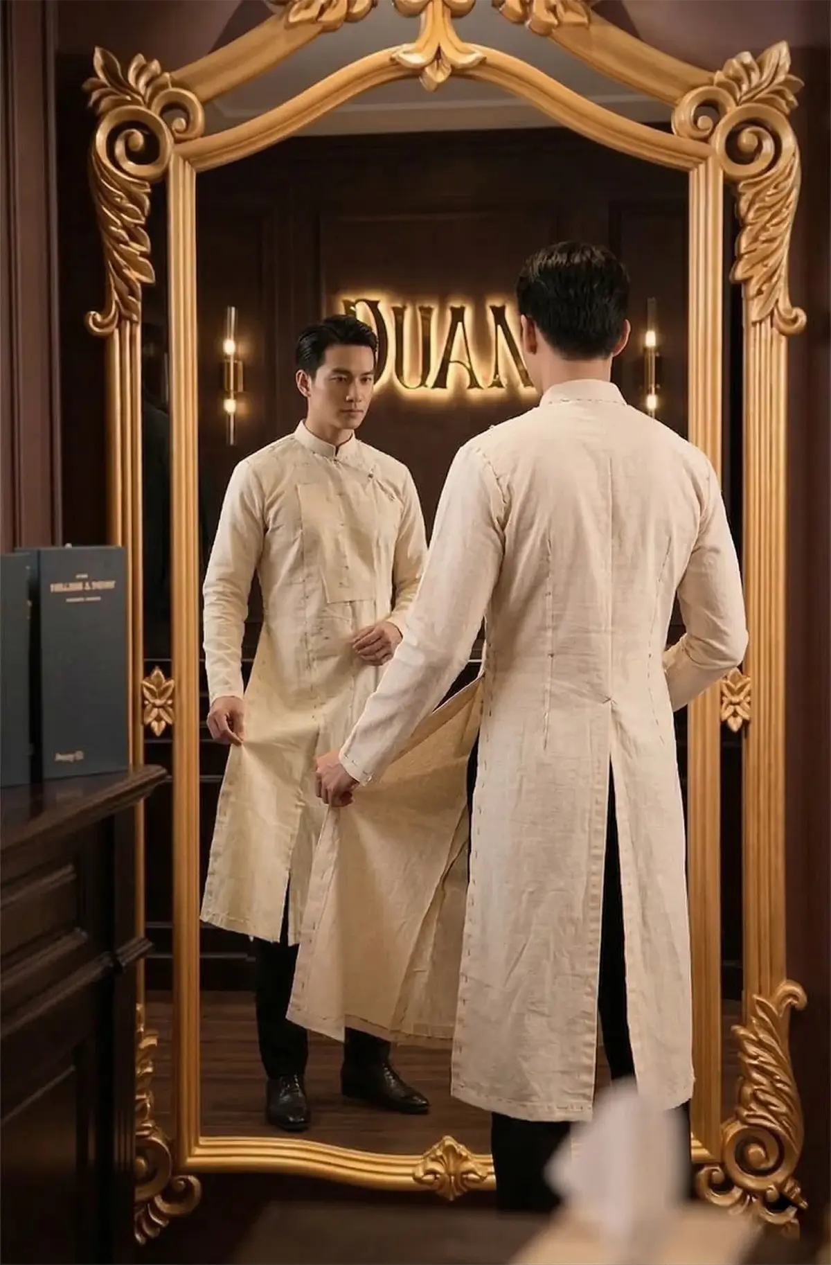 Bước 4: Fitting áo basted